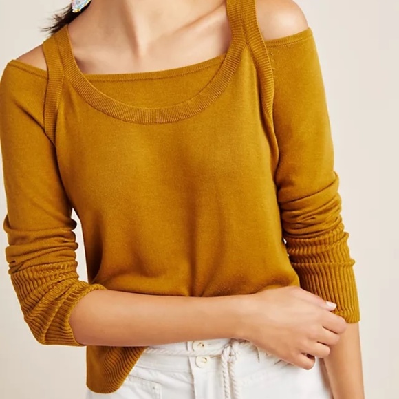 Anthropologie Tops - Jamie Open-Shoulder Top